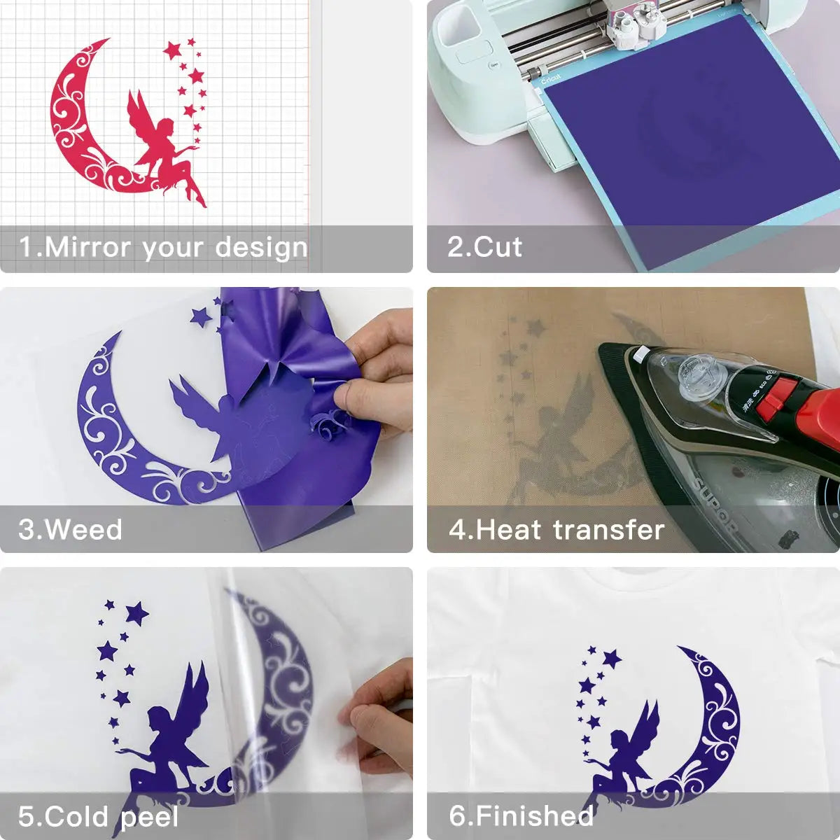 18 Metres of HTV – Compatible with Every Cricut and Silhouette Machine ★★★★★ 50% OFF + Free Shipping