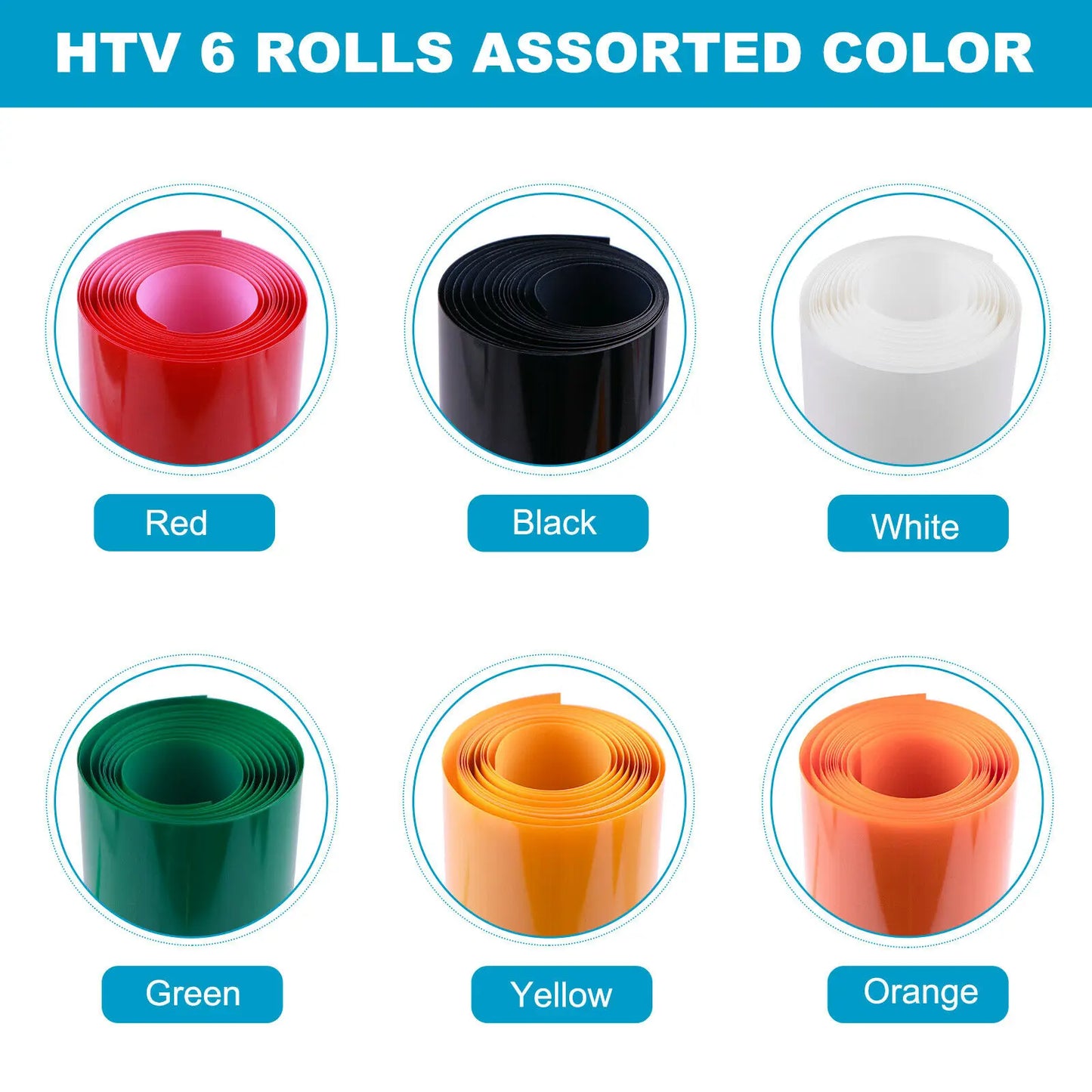 18 Metres of HTV – Compatible with Every Cricut and Silhouette Machine ★★★★★ 50% OFF + Free Shipping