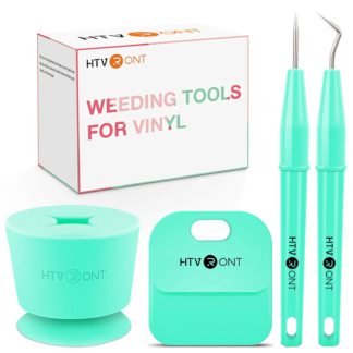 Vinyl Weeding Tool Kit – 4 Piece Craft Tool Set